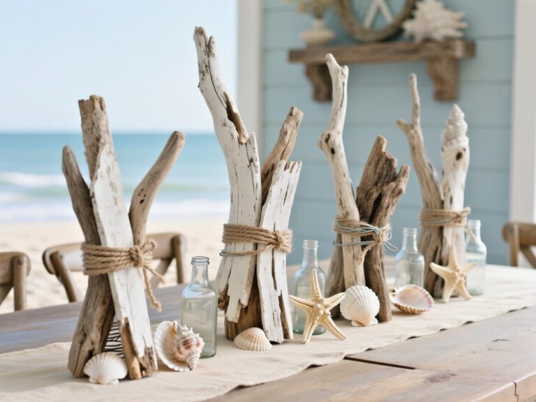 DIY Driftwood Centerpieces