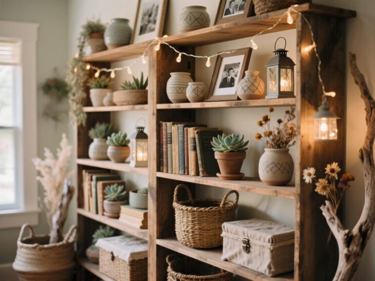 DIY Bookshelf Decor