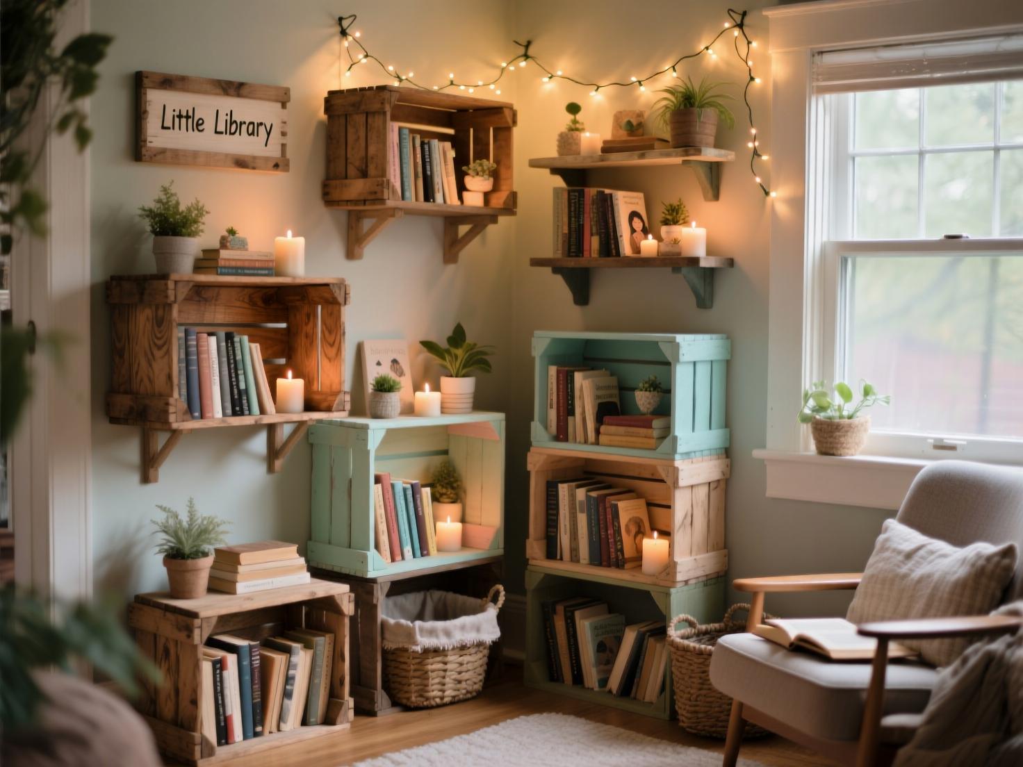 Mini Bookshelf DIY