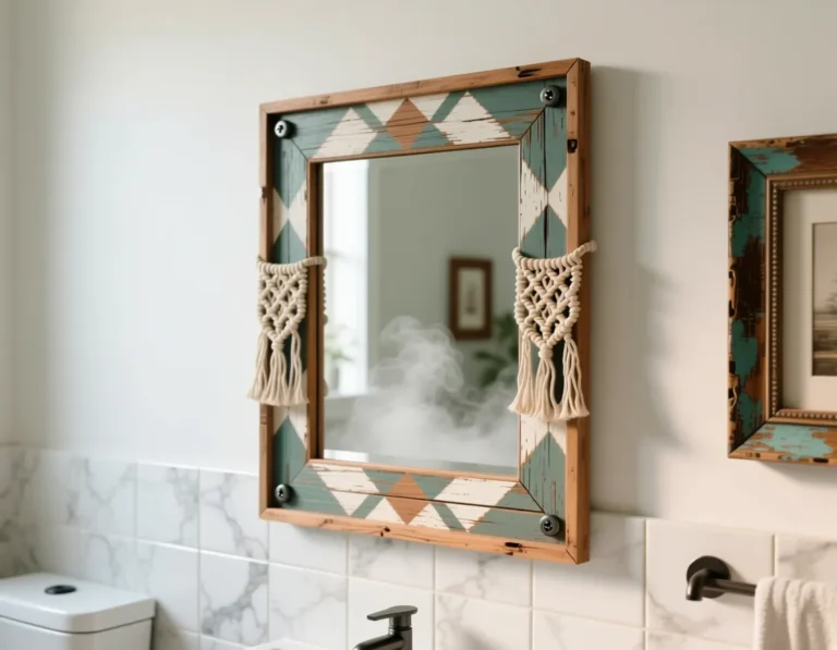 DIY Bathroom Mirror
