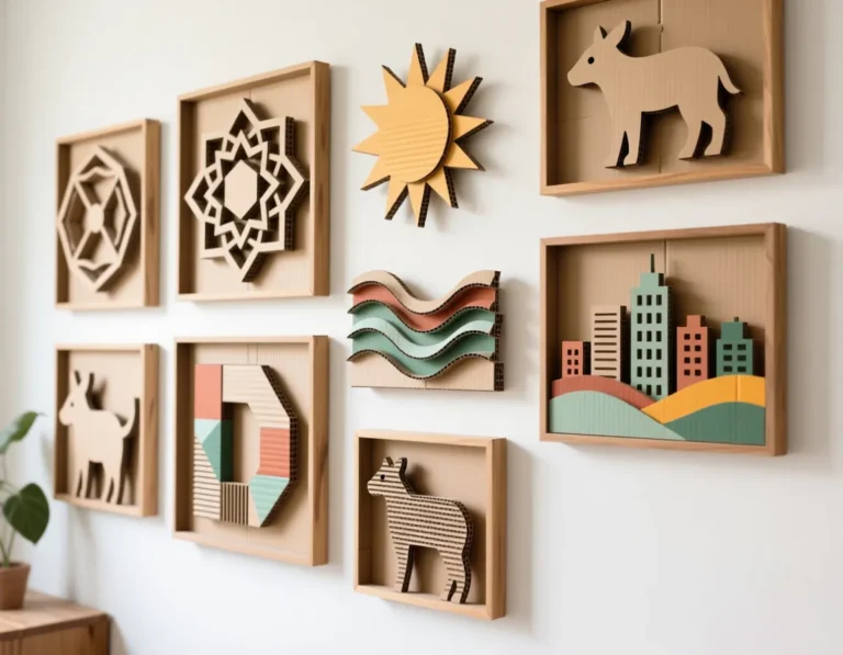 Cardboard Diy Room Decor Wall Art