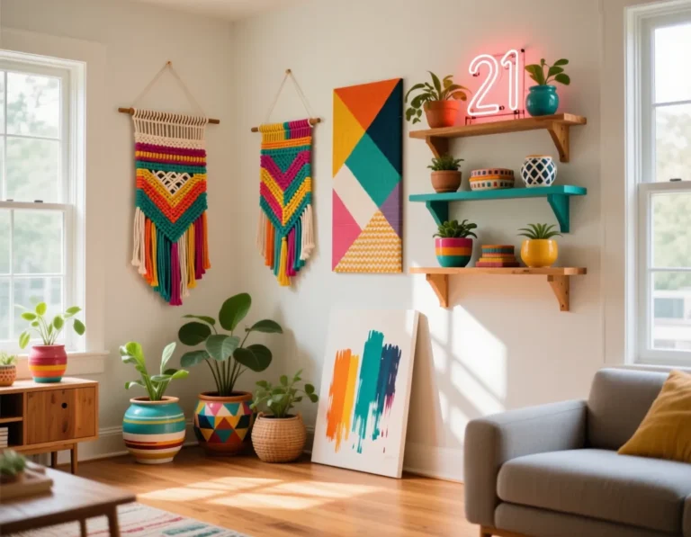 Colorful Room Decor DIY