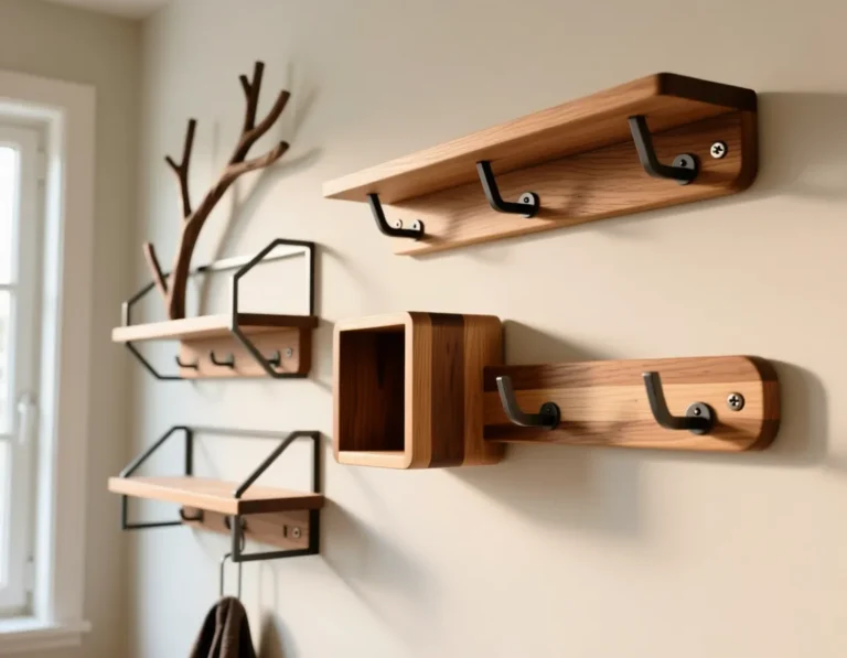DIY Coat Racks Wall