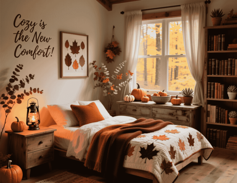 Fall Bedroom DIY Ideas