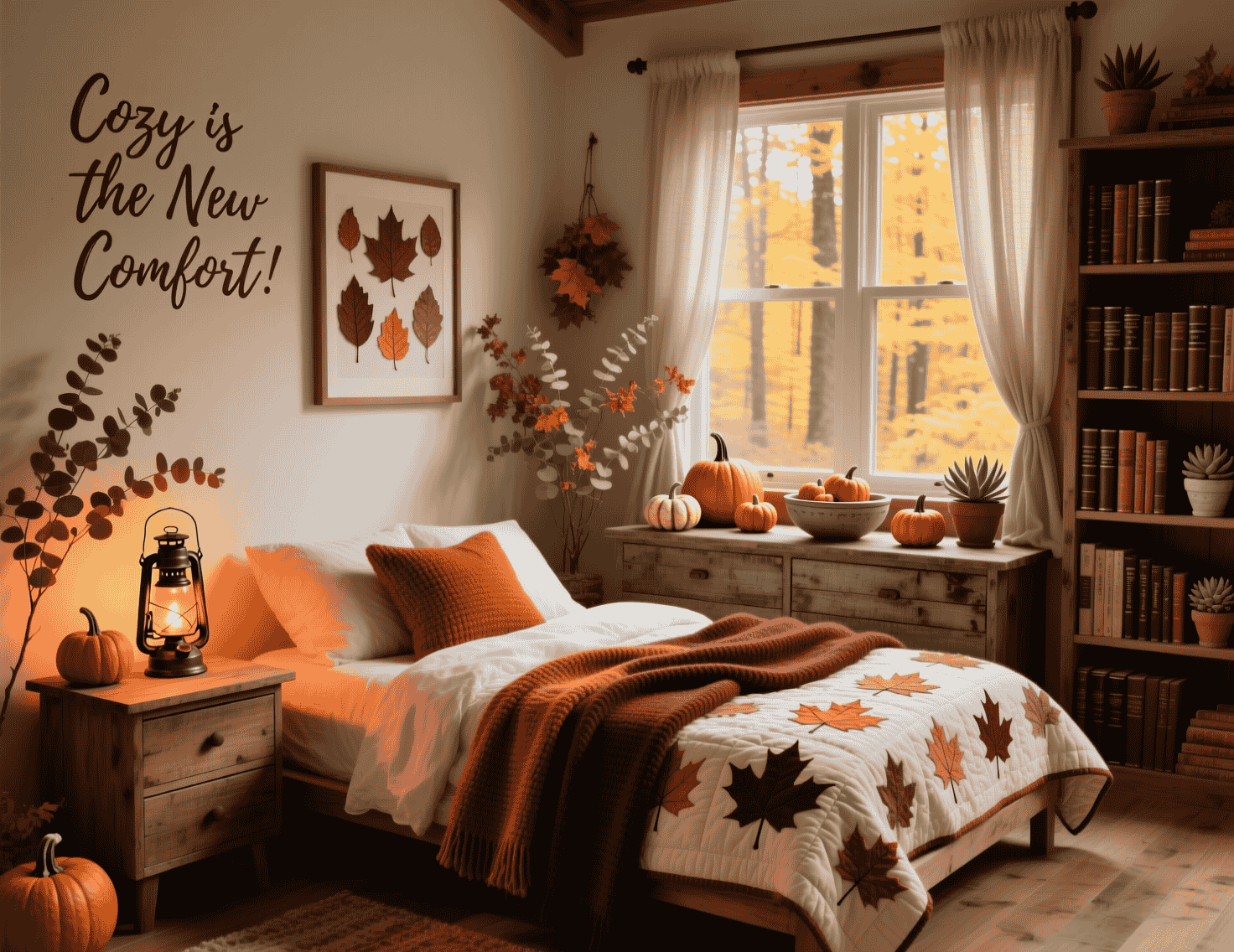 Fall Bedroom DIY Ideas