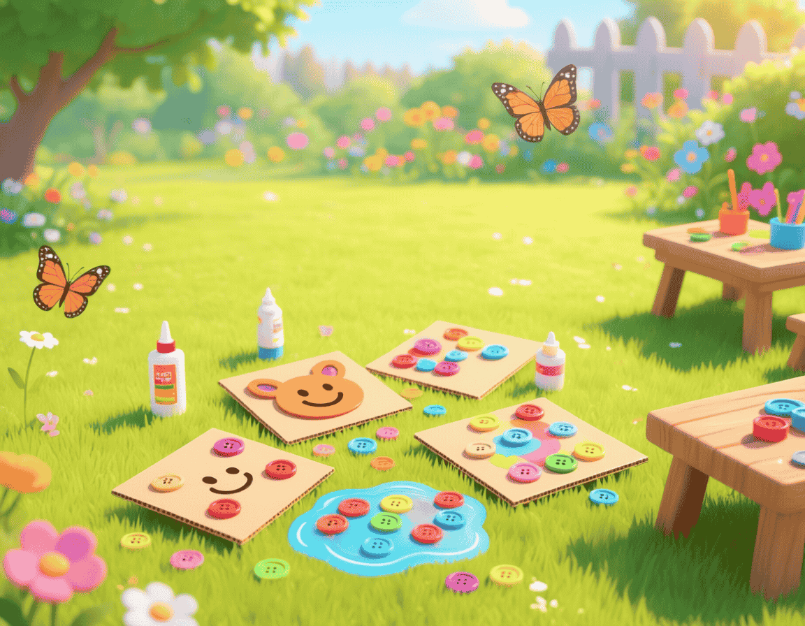 Button Crafts for Kids