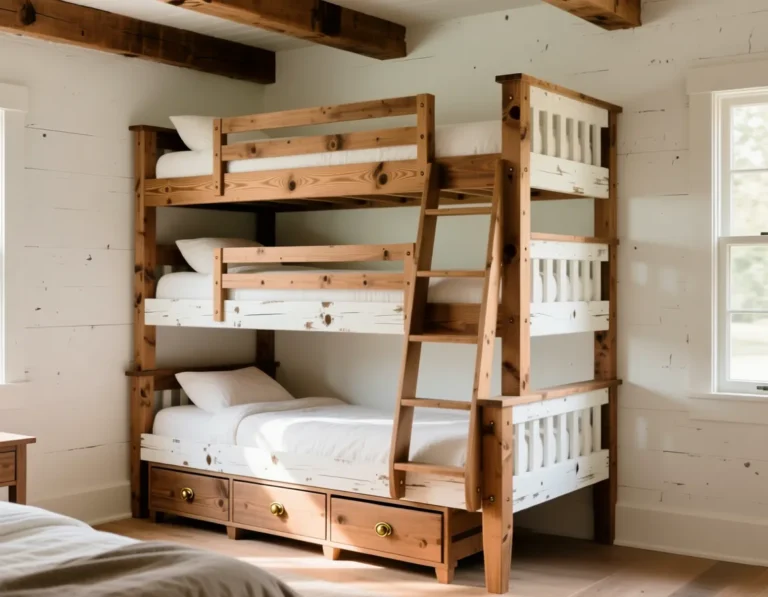 Triple Bunk Beds DIY Small Spaces