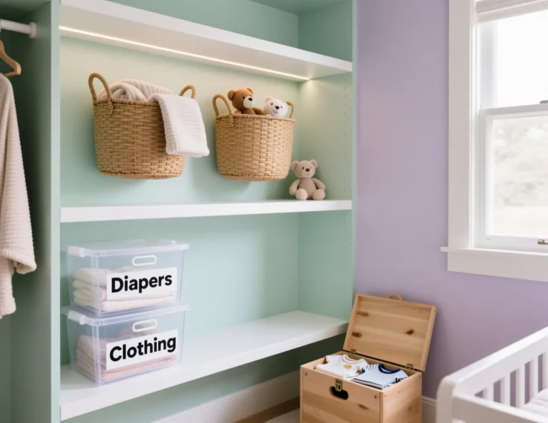 DIY Nursery Closet