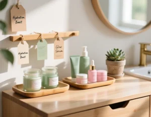 DIY Skincare Organizer