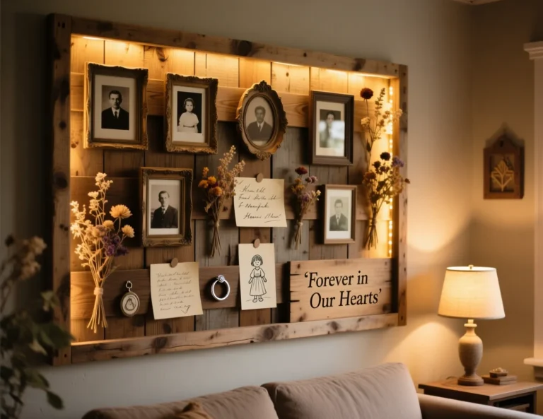 Memorial Wall In Homes DIY