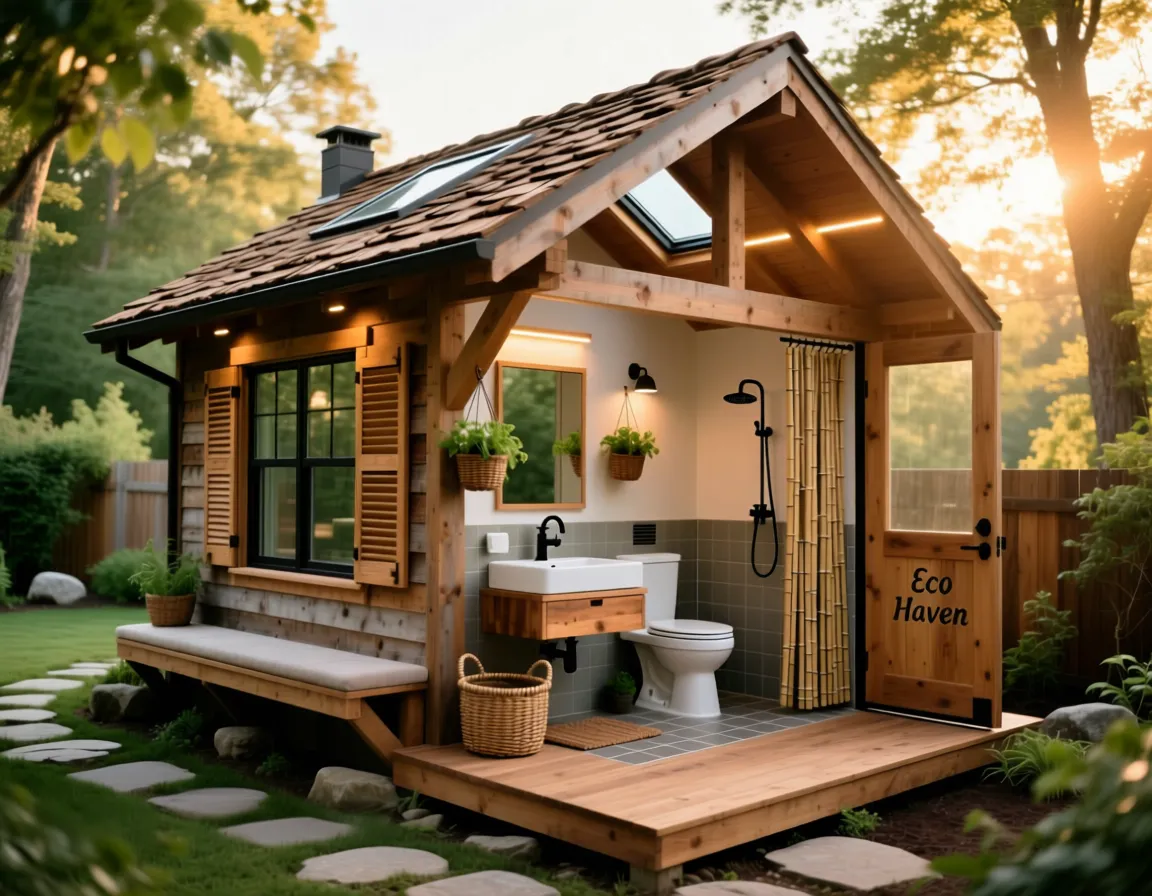 DIY Outdoor Bathroom