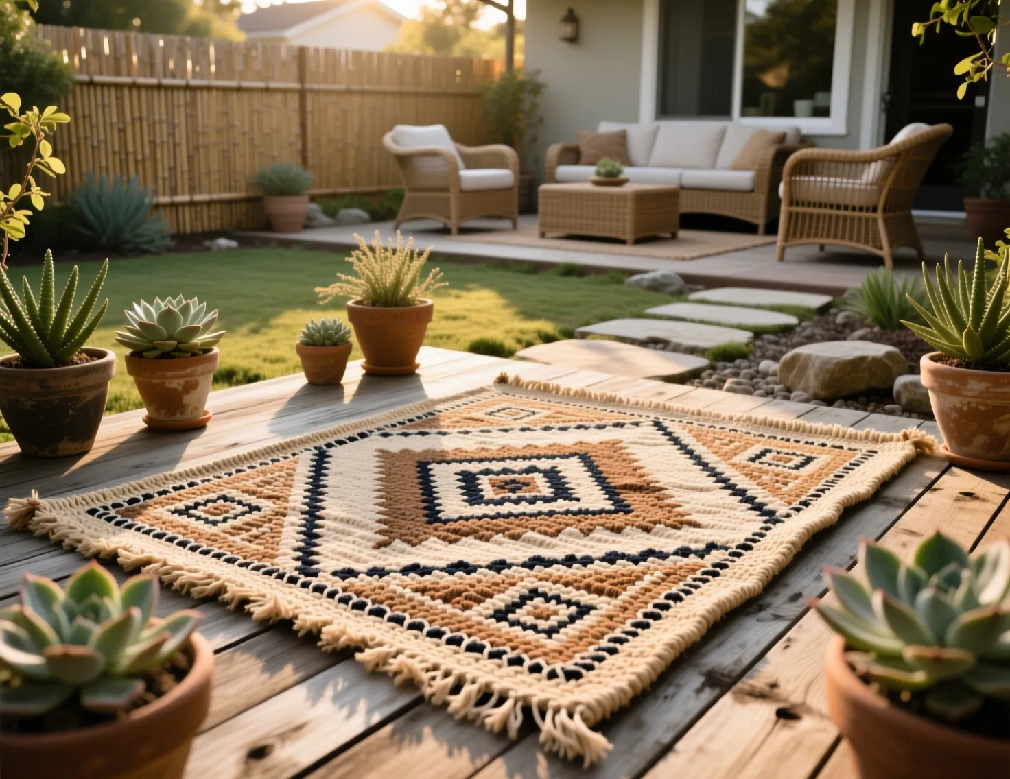DIY Outdoor Rug