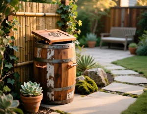 DIY Trash Can Storage Outdoor