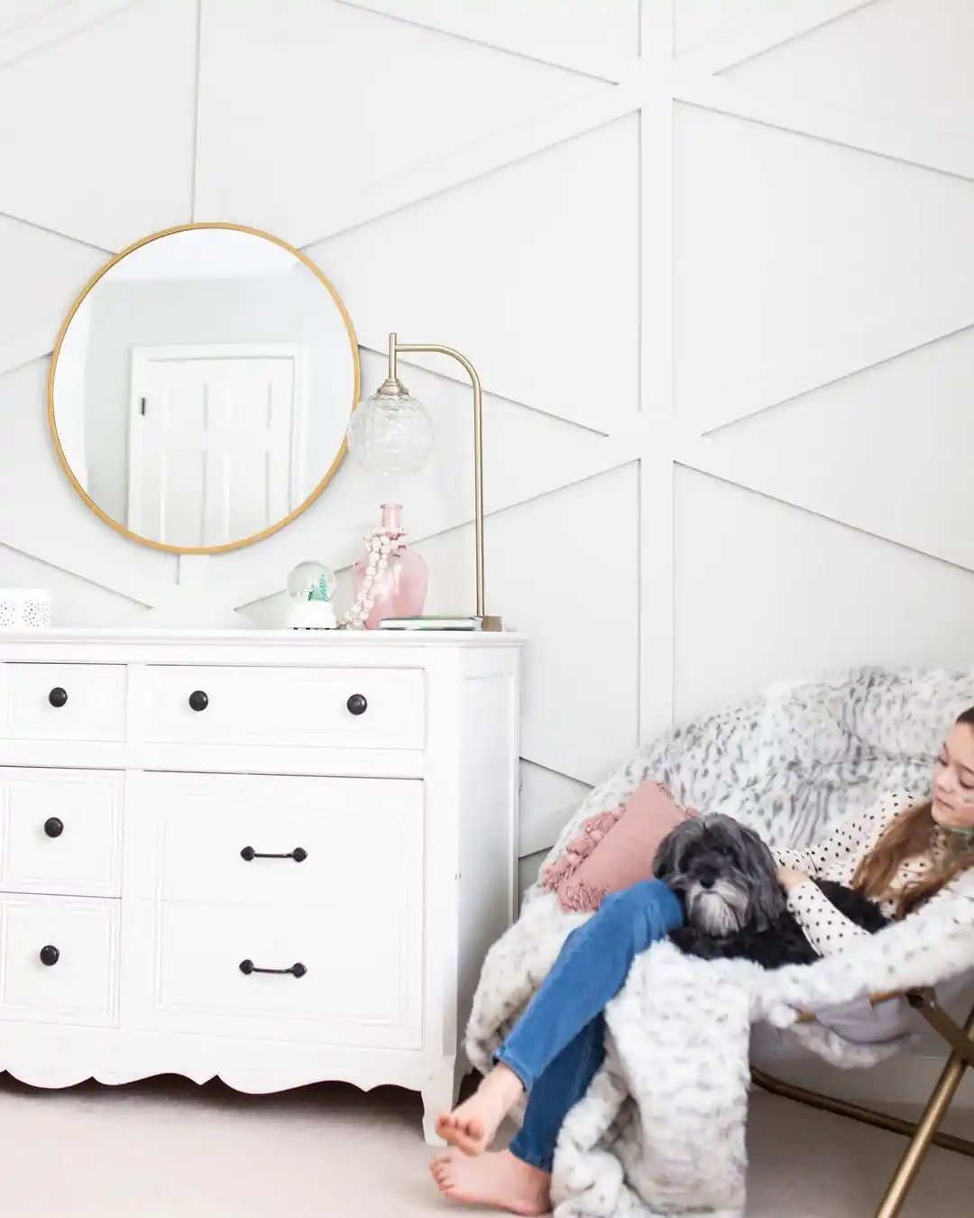 Board and Batten Wall Bathroom