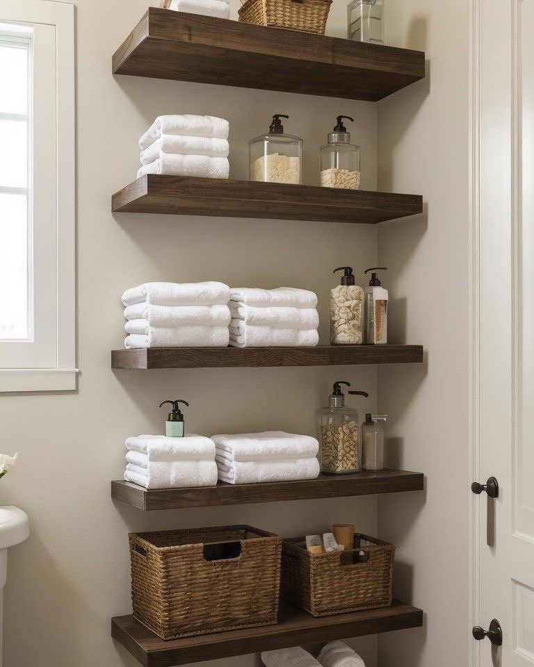Bathroom Shelves Ideas