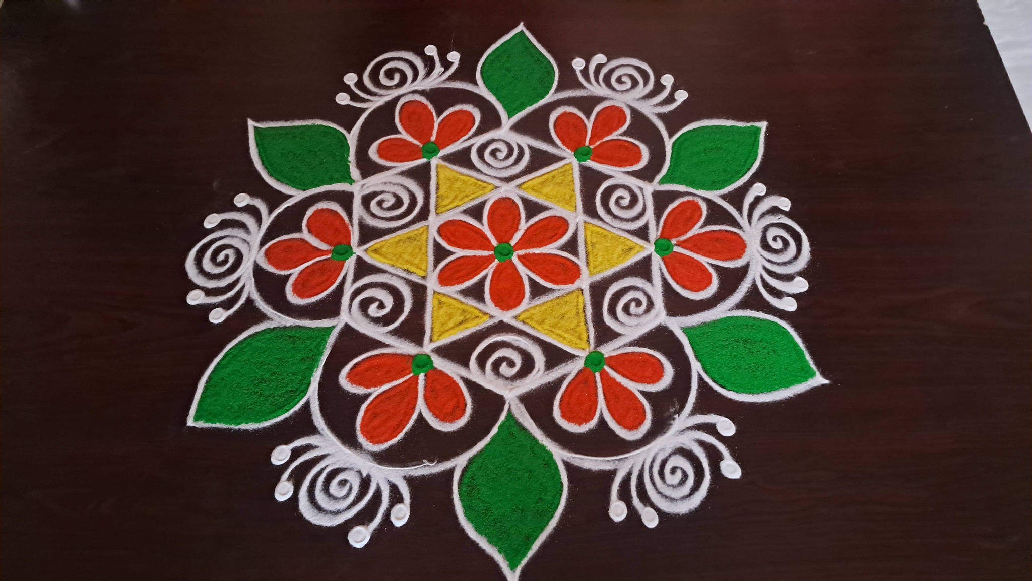 Simple Rangoli Designs